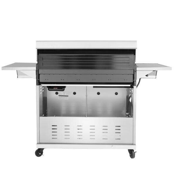 Royal Gourmet GA6402S Stainless Steel Gas Grill. Premier 6-Burner Propane Grill with Sear Burner and Side Burner. 74.000 BTU. Cabinet Style. Outdoor BBQ Party Grill. Silver - Image 4