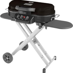Coleman RoadTrip 285 Portable Stand-Up Propane Grill. Gas Grill with 3 Adjustable Burners