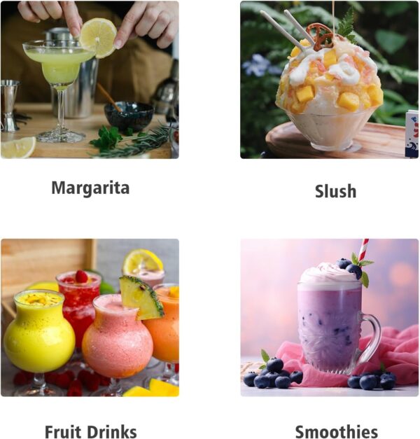 Commercial Slushy Machine - 1000W 30L Tanks Slush Maker Machine 304 Stainless Steel Commercial Margarita Machines Efficient Cooling the Ideal Slushie Maker for Bars Cafes Restaurants - Image 10