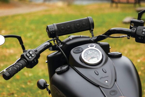 Kuryakyn Road Thunder 300W Waterproof Bluetooth Motorcycle Sound Bar. Handlebar Mount. Satin Black - Image 4