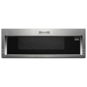 KitchenAid 30-Inch Low Profile Microwave Hood. 1000W. Stainless Steel. Dual LED. 4-Speed Ventilation