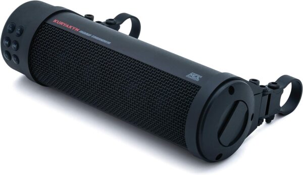 Kuryakyn Road Thunder 300W Waterproof Bluetooth Motorcycle Sound Bar. Handlebar Mount. Satin Black