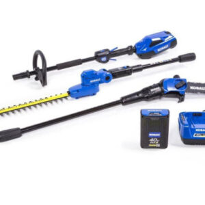 Kobalt 40V Cordless Combo Kit: Pole Hedge Trimmer & Saw. 2.5Ah Battery & Charger Included