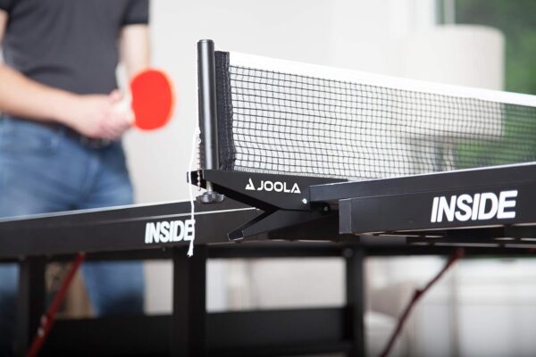 JOOLA Inside Professional MDF Indoor Ping Pong Table with Quick Clamp Table Tennis Net and Post Set - 10 Minute Easy Assembly - Tournament Quality - Foldable with Single Player Playback Mode - Image 12