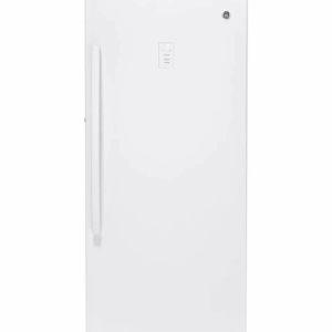 GE 14.1 Cu. ft. White Frost-free Upright Freezer FUF14DLRWW