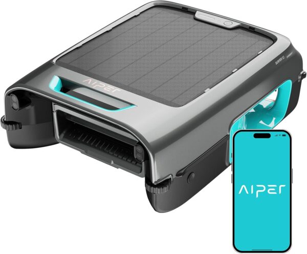 AIPER Surfer S2 Solar Pool Skimmer with APP Support. 24/7 Cleaning. Dual Charging Modes. Smart Obstacle Avoidance. Ideal for All Swimming Pool Types