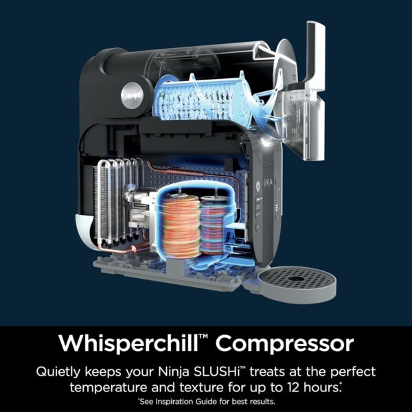 SLUSHi with RapidChill Technology. 88 oz. Frozen Drink & Slushie Machine. 5 Preset Programs. Margaritas. Frappés. and More. Premium Accents. Black. FS301 - Image 10