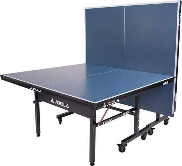 JOOLA Inside Professional MDF Indoor Ping Pong Table with Quick Clamp Table Tennis Net and Post Set - 10 Minute Easy Assembly - Tournament Quality - Foldable with Single Player Playback Mode - Image 18
