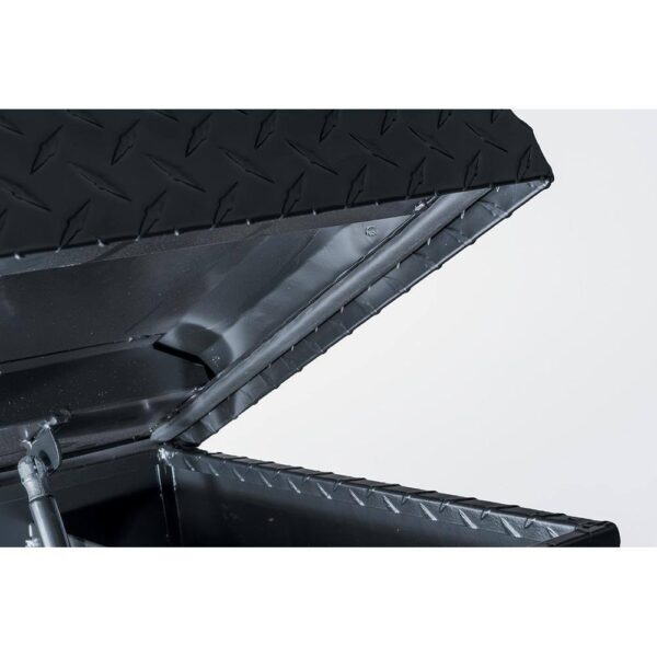 Husky 61.86′′ Matte Black Aluminum Low Profile Truck Tool Box for Mid-Size Trucks - Image 4