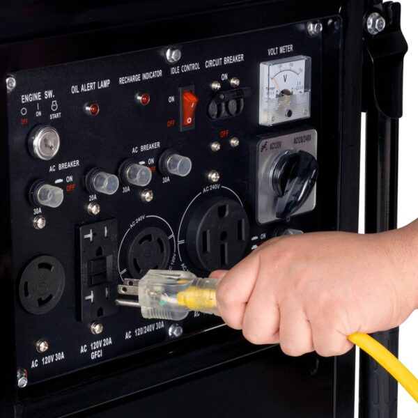 13.000-Watt Dual Fuel Portable Generator - Gas & Propane. Electric Start. Whole Home Backup Power. Transfer Switch Ready. RV & Emergency Ready - Image 3