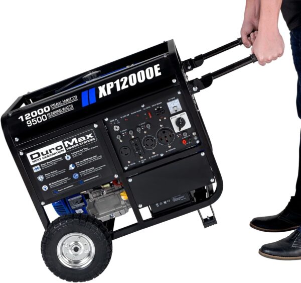 13.000-Watt Dual Fuel Portable Generator - Gas & Propane. Electric Start. Whole Home Backup Power. Transfer Switch Ready. RV & Emergency Ready - Image 5