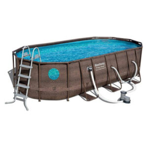 18' x 9 'x 48' above ground swimming pool Set with metal frame home swimming pool sand filter pump. skimmer and vacuum