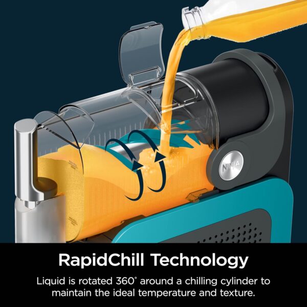 SLUSHi with RapidChill Technology. 88 oz. Frozen Drink & Slushie Machine. 5 Preset Programs. Margaritas. Frappés. and More. Premium Accents. Black. FS301 - Image 16