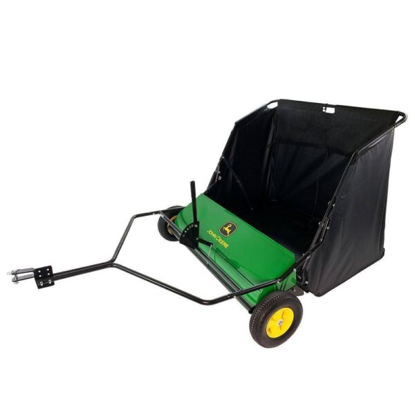 John Deere 42′′ Tow-Behind Lawn Sweeper. 24 cu. ft. Capacity. Adjustable Brushes - Image 2