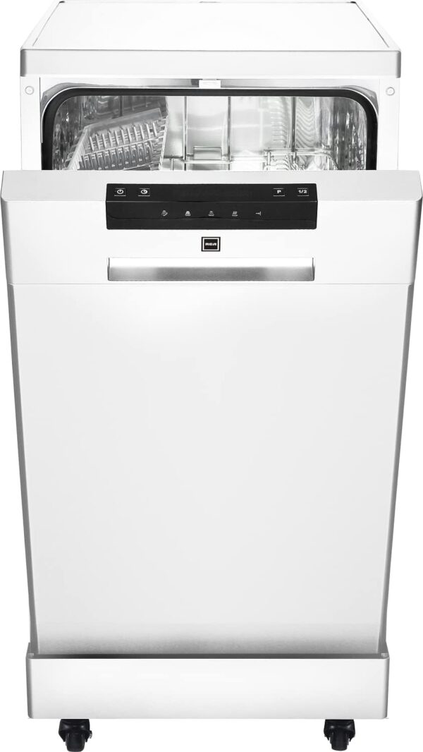 Portable Dishwasher. 18in Wide. 8 Place Settings Capacity. White - Image 6