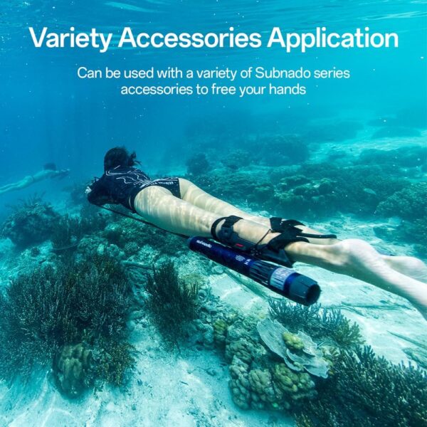Waydoo Subnado Underwater Scooter Lite. Water Sports Diving Scooter with Removable Handle. Compact and Portable Water Scooter for Adults&Kids. Scuba Diving Snorkeling Sea Scooter Multiple Uses. Blue - Image 7