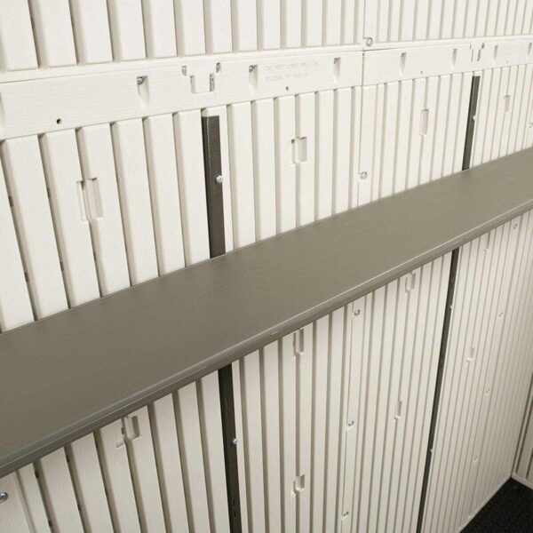 Side Entry 15 ft. W x 8 ft. D Plastic Storage Shed - Image 9