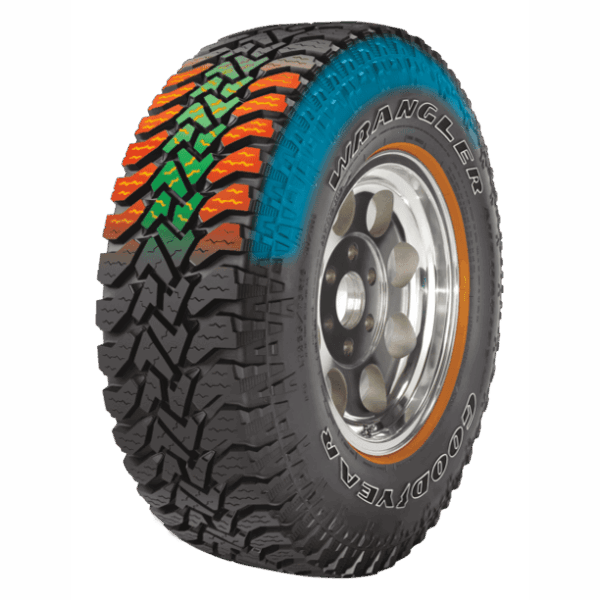 Goodyear Wrangler Authority A/T 31X10.50R15LT 109Q All-Season Tire - Image 5