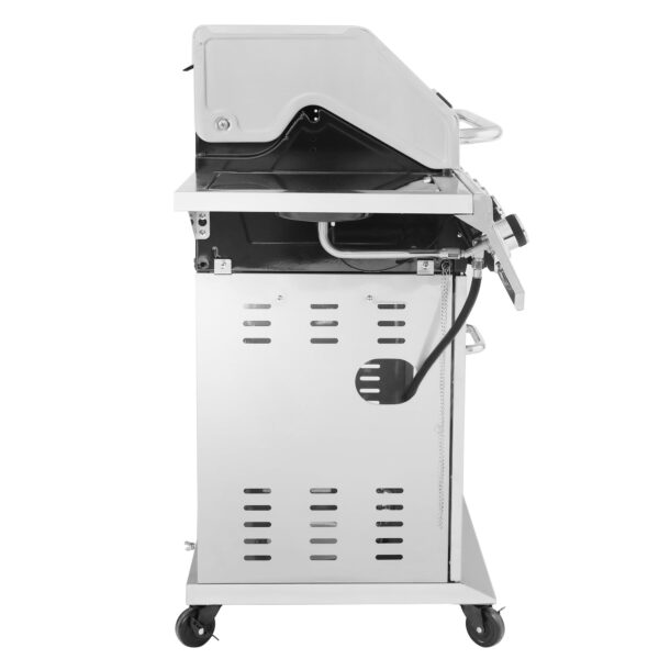 Royal Gourmet GA6402S Stainless Steel Gas Grill. Premier 6-Burner Propane Grill with Sear Burner and Side Burner. 74.000 BTU. Cabinet Style. Outdoor BBQ Party Grill. Silver - Image 3