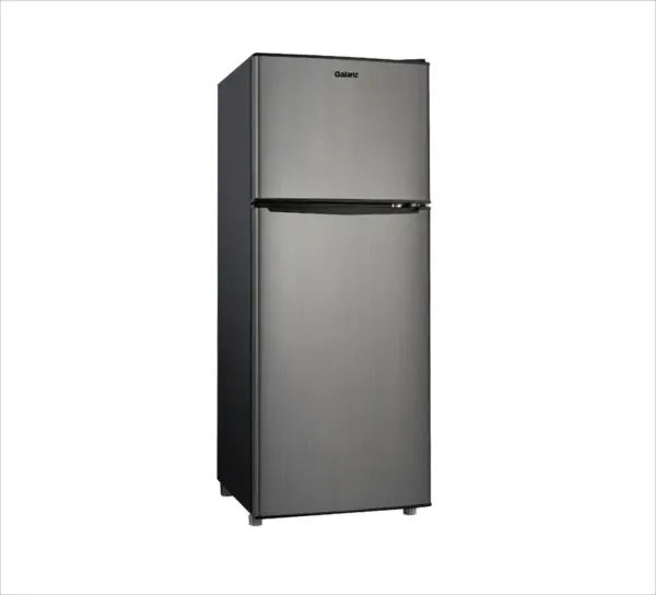 4.6. Cu ft Two Door Mini Refrigerator with Freezer. Stainless Steel - Image 2