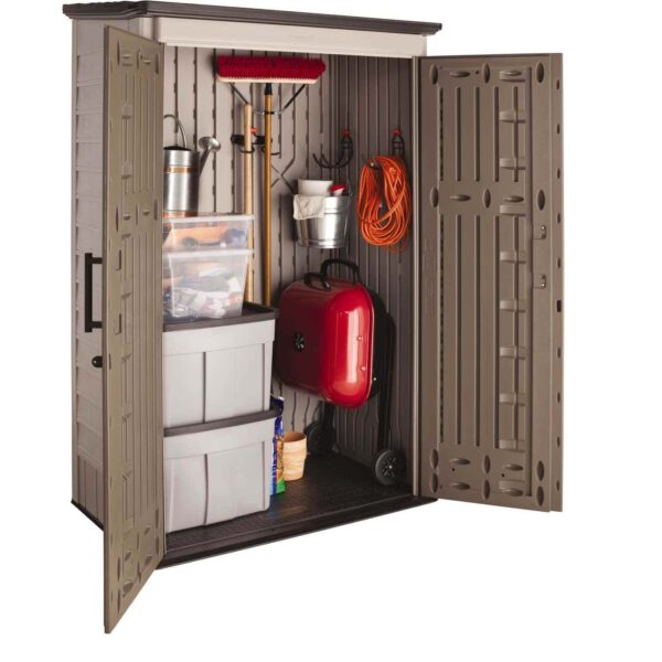 Rubbermaid Outdoor Storage Shed. 52 Cu.Ft.. Weather-Resistant. Lockable Doors - Image 2