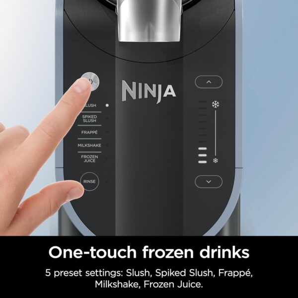 SLUSHi with RapidChill Technology. 88 oz. Frozen Drink & Slushie Machine. 5 Preset Programs. Margaritas. Frappés. and More. Premium Accents. Black. FS301 - Image 6