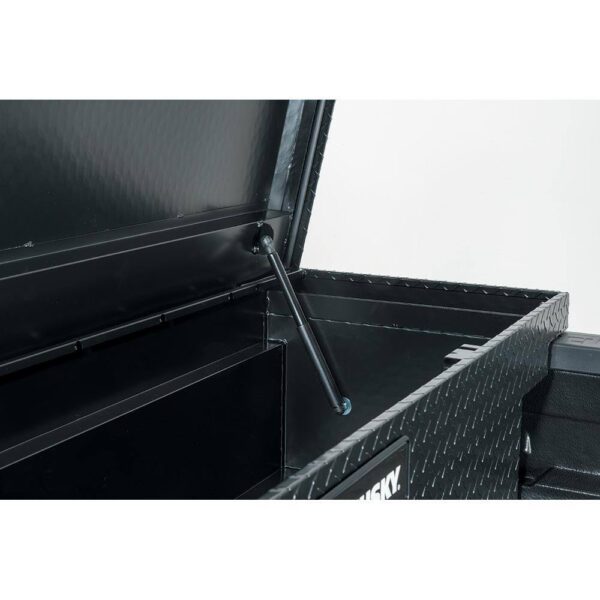 Husky 61.86′′ Matte Black Aluminum Low Profile Truck Tool Box for Mid-Size Trucks - Image 6