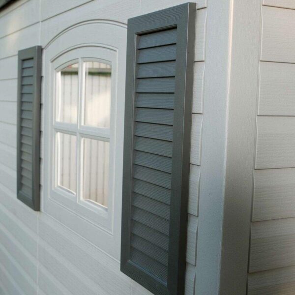 Side Entry 15 ft. W x 8 ft. D Plastic Storage Shed - Image 7