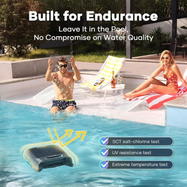 AIPER Surfer S2 Solar Pool Skimmer with APP Support. 24/7 Cleaning. Dual Charging Modes. Smart Obstacle Avoidance. Ideal for All Swimming Pool Types - Image 10