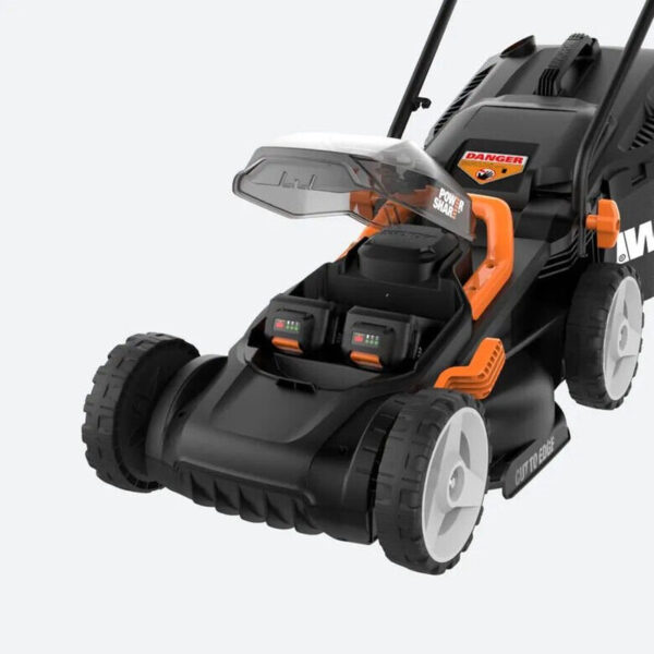 Worx 40V Cordless Lawn Mower 14′′ with Intellicut. Mulching. 2x20V 4.0Ah Batteries and Charger Included - Image 8